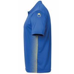 uhlsport Score Poloshirt azurblau/limonengelb S