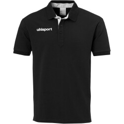 uhlsport Essential Prime Poloshirt schwarz/weiss S