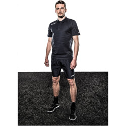 uhlsport Essential Prime Poloshirt schwarz/weiss S