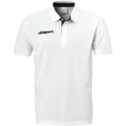 uhlsport Essential Prime Poloshirt weiss/schwarz 164