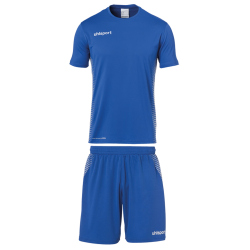 uhlsport Score Kit Set Trikot + Shorts azurblau/weiss 3XL