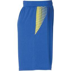 uhlsport Score Kit Set Trikot + Shorts limonengelb/azurblau XL