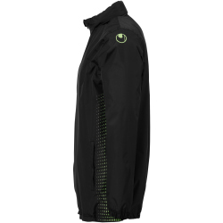uhlsport Score Regenjacke Schwarz/Fluo Gr&uuml;n L