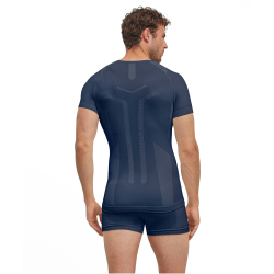 FALKE Warm T-Shirt Herren 6116 - space blue L