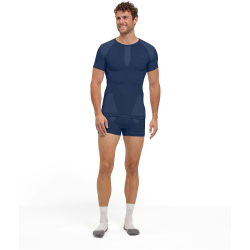 FALKE Warm T-Shirt Herren 6116 - space blue L