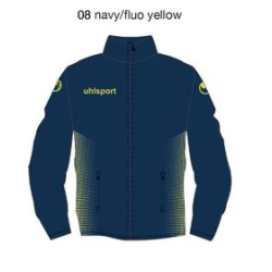 uhlsport Score Regenjacke Marine/Fluo Gelb XXL