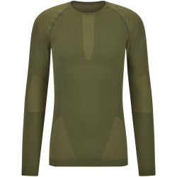 FALKE Warm Langarmshirt Herren 7754 - herb XXL