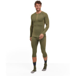 FALKE Warm Langarmshirt Herren 7754 - herb XXL