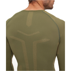 FALKE Warm Langarmshirt Herren 7754 - herb XXL