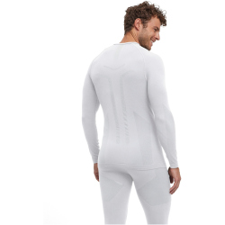 FALKE Warm Langarmshirt Herren 2860 - white XXL