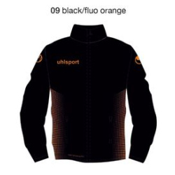 uhlsport Score Regenjacke Schwarz/Fluo Orange XXL