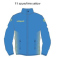 uhlsport Score Regenjacke Azurblau/Limonengelb XXL