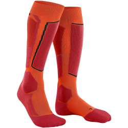 FALKE SK2 Skisocken aus Wolle 8034 - flash orange 46-48