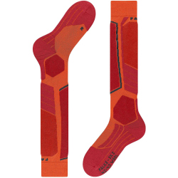 FALKE SK2 Skisocken aus Wolle 8034 - flash orange 46-48