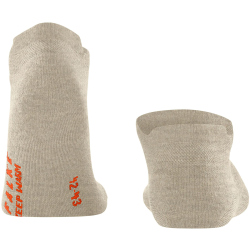 FALKE Keep Warm Sneakersocken 4043 - beige mel. 46-48
