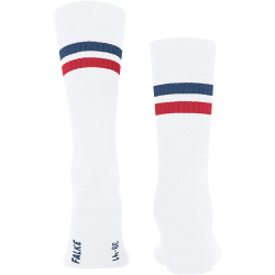 FALKE Dynamic Retro-Socken 2068 - weiss/blau/rot 39-41