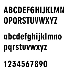 Schriftart geometric706