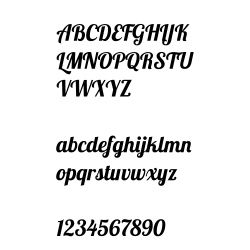Schriftart Lobster