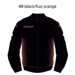 uhlsport Score Track Trainingsjacke schwarz/fluo orange XXL