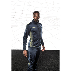 uhlsport Score Track Trainingsjacke azurblau/limonengelb M