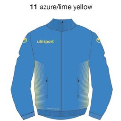 uhlsport Score Track Trainingsjacke azurblau/limonengelb XXL