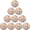 10er Ballpaket hummel hmlAEROFLY Light (290g) Fußball 9143 - white/orange 4