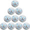 10er Ballpaket hummel hmlAEROFLY Training Pro Fußball 9302 - white/blue/silver 5