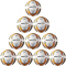 10er Ballpaket CRAFT Hybrid Exclusiv Fußball (60-62 cm) 290g 777330 - orange/blue 3