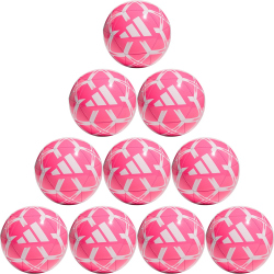 10er Ballpaket adidas Starlancer Club Fußball Freizeitball IP1647 - solar pink/white 4