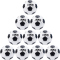10er Ballpaket JAKO Animal Fußball Spielball 641 - weiß/schwarz/anthrazit 5