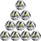 10er Ballpaket adidas Tiro League Kunstrasen Fußball Trainingsball HT2423 - white/black/iron met./solar yellow 4