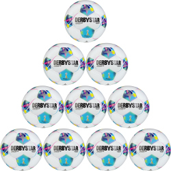 10er Ballpaket DERBYSTAR Super Cup Brillant Fußball...