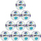 10er Ballpaket DERBYSTAR Super Cup Brillant Fußball 2024 weiss/blau/pink 5