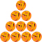10er Ballpaket adidas Fußballliebe EURO24 Club Freizeitball IP1615 - solar gold/solar red/black 3