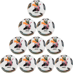 10er Ballpaket PUMA Orbita 4 Hybrid Fußball Trainingsball mit FIFA Basic Zertifizierung