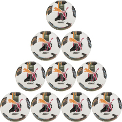 10er Ballpaket PUMA Orbita 5 Fusion Fußball 01 - PUMA white/multicolor 5