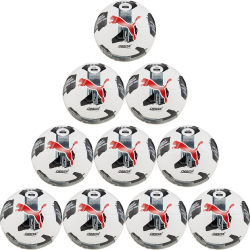 10er Ballpaket PUMA Orbita 4 Hybrid Fußball...