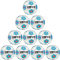 10er Ballpaket DERBYSTAR Bundesliga Brillant S-Light 290g Leicht-Fußball 2024/25 Kinder