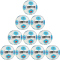 10er Ballpaket DERBYSTAR Bundesliga Brillant Fußball Trainingsball 2024/25