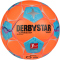 10er Ballpaket DERBYSTAR Bundesliga Brillant High Visible Fußball Trainingsball 2024/25 orange/blau/pink 5