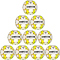 10er Ballpaket DERBYSTAR Apus S-Light 290g Leicht-Fußball Kinder weiss/gelb/rot 5