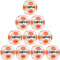 10er Ballpaket DERBYSTAR Bundesliga Club S-Light 290g Leicht-Fußball 2024/25 Kinder weiss/orange/pink 5