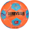 10er Ballpaket DERBYSTAR Bundesliga Brillant APS High Visible Fußball Spielball 2024/25 orange/blau/pink 5