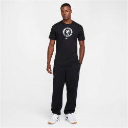 NIKE FC Chelsea London Crest T-Shirt Herren 010 - black M