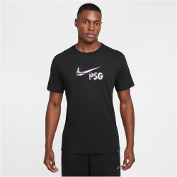 NIKE Paris Saint-Germain Swoosh T-Shirt Herren 010 - black S