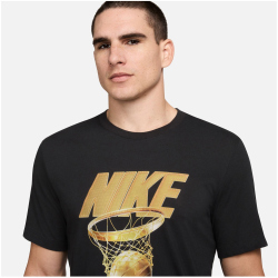 NIKE Dri-FIT Basketball T-Shirt Herren 010 - black S