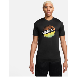 NIKE Dri-FIT Basketball T-Shirt Herren 010 - black S