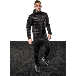 uhlsport Essential ultraleichte Daunenjacke schwarz/anthrazit 140