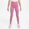 NIKE Pro Dri-FIT Leggings Mädchen 646 - magic flamingo/lt wild mango/white L (146-156 cm)