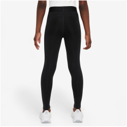 NIKE Pro Dri-FIT Training Leggings Mädchen 010 - black/white XL (156-166 cm)